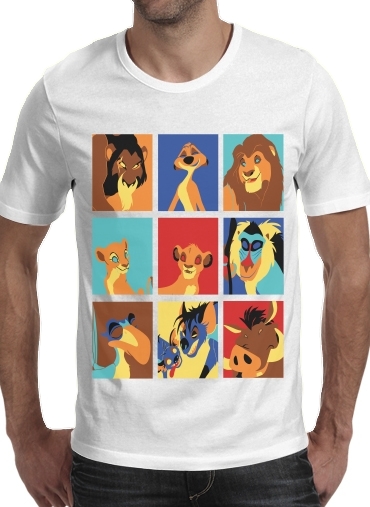  Lion pop voor Mannen T-Shirt