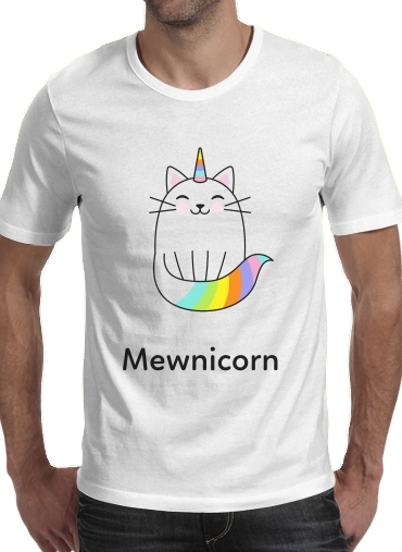 Mewnicorn Unicorn x Cat voor Mannen T-Shirt