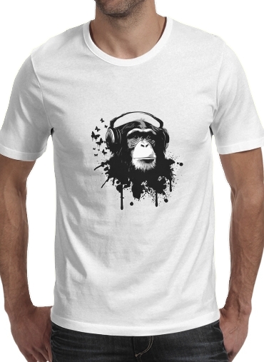  Monkey Business - White voor Mannen T-Shirt