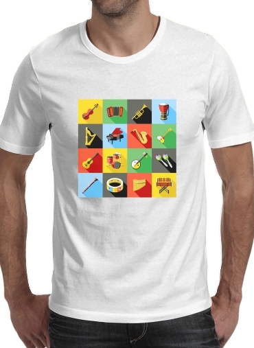  Music Instruments Co voor Mannen T-Shirt