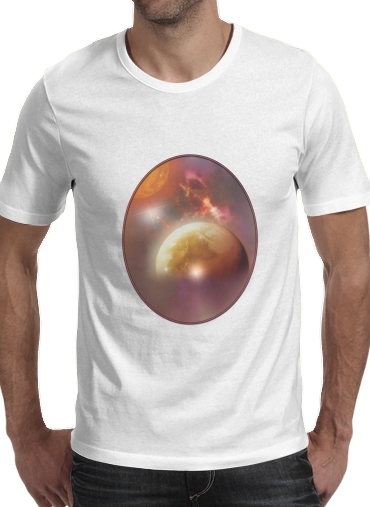  New Solar System voor Mannen T-Shirt