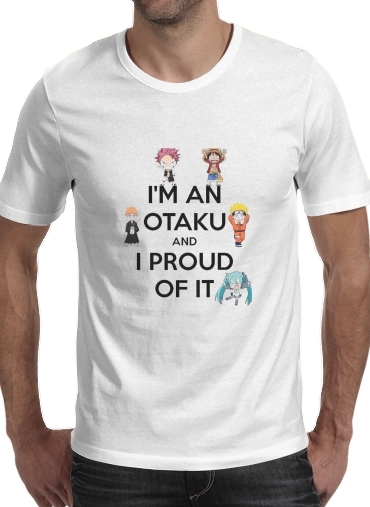  Otaku and proud voor Mannen T-Shirt