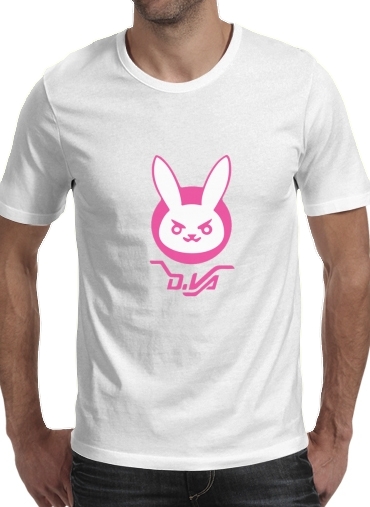  Overwatch D.Va Bunny Tribute voor Mannen T-Shirt