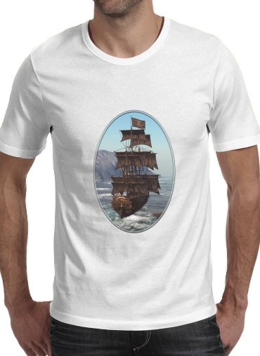  Pirate Ship 1 voor Mannen T-Shirt