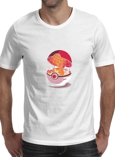  Red Pokehouse  voor Mannen T-Shirt
