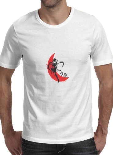  RedSun : Moon voor Mannen T-Shirt