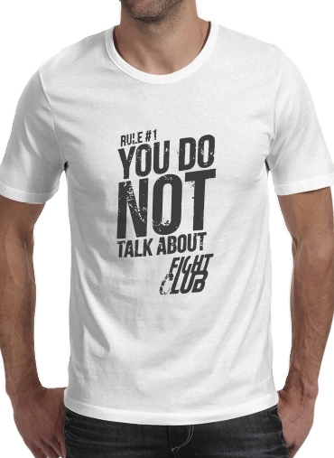  Rule 1 You do not talk about Fight Club voor Mannen T-Shirt
