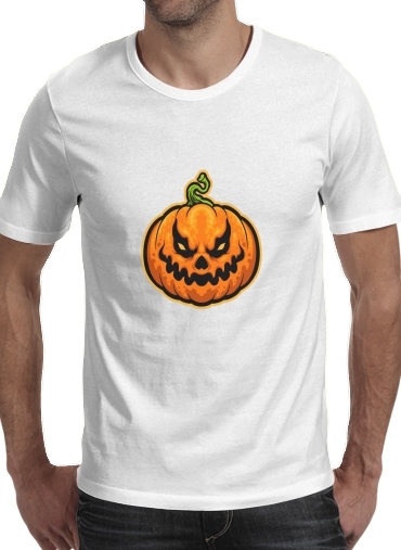  Scary Halloween Pumpkin voor Mannen T-Shirt