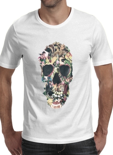  Skull Vintage voor Mannen T-Shirt