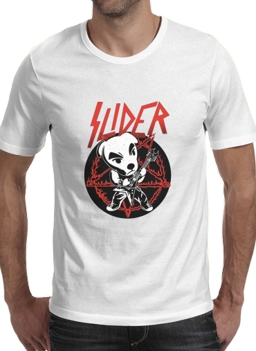  Slider King Metal Animal Cross voor Mannen T-Shirt
