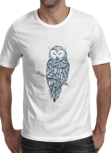  Snow Owl voor Mannen T-Shirt