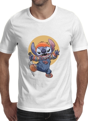  Stitch X Chucky Halloween voor Mannen T-Shirt