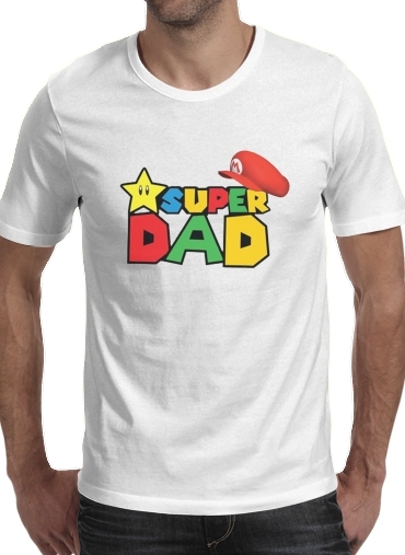  Super Dad Mario humour voor Mannen T-Shirt