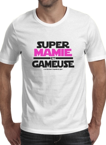  Super mamie et gameuse voor Mannen T-Shirt