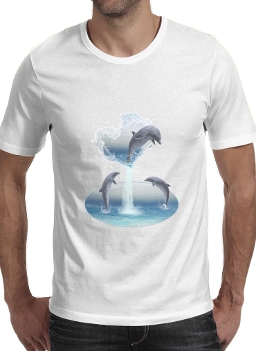  The Heart Of The Dolphins voor Mannen T-Shirt