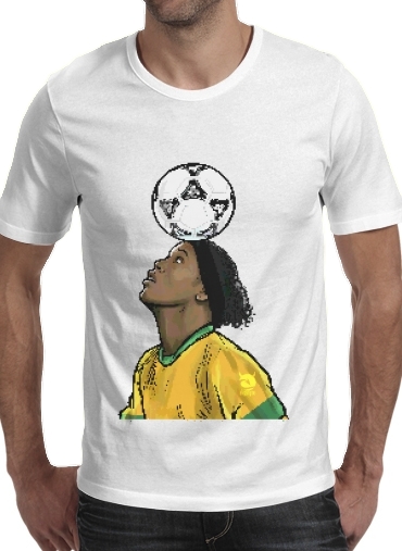  The Magic Carioca Brazil Pixel Art voor Mannen T-Shirt