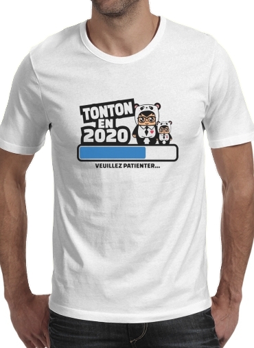  Tonton en 2020 Cadeau Annonce naissance voor Mannen T-Shirt