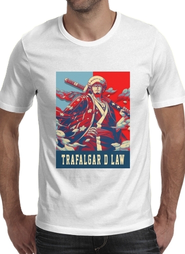 Trafalgar D Law Pop Art voor Mannen T-Shirt