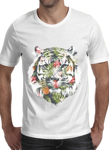  Tropical Tiger voor Mannen T-Shirt