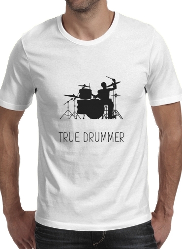  True Drummer voor Mannen T-Shirt