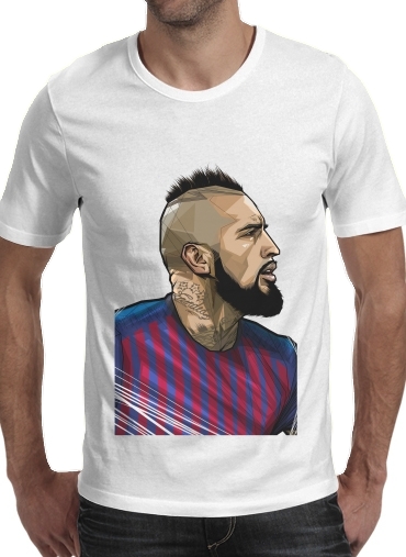  Vidal Chilean Midfielder voor Mannen T-Shirt