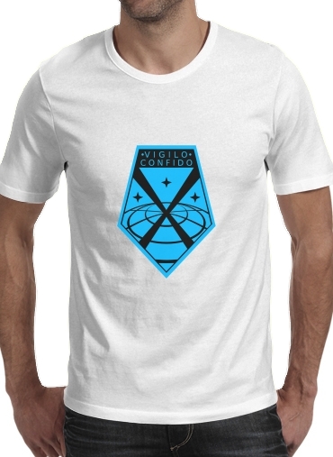  Vigilo Confido XCom voor Mannen T-Shirt