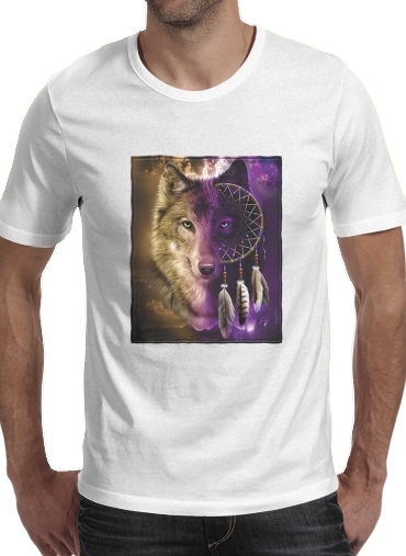  Wolf Dreamcatcher voor Mannen T-Shirt