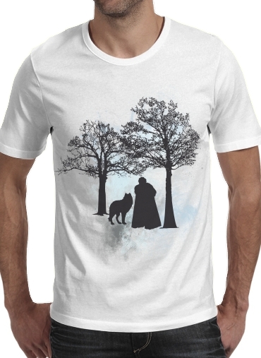  Wolf Snow voor Mannen T-Shirt