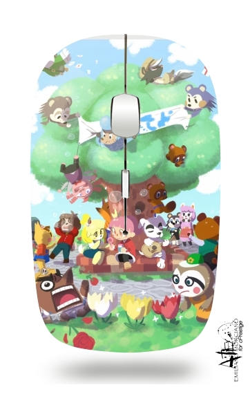  Animal Crossing Artwork Fan voor Draadloze optische muis met USB-ontvanger
