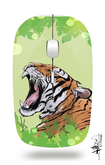  Animals Collection: Tiger  voor Draadloze optische muis met USB-ontvanger