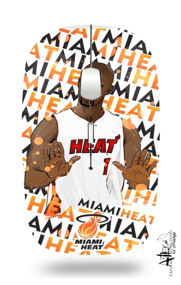  Basketball Stars: Chris Bosh - Miami Heat voor Draadloze optische muis met USB-ontvanger