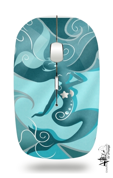  Blue Mermaid  voor Draadloze optische muis met USB-ontvanger