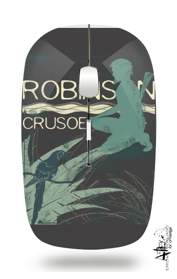 Book Collection: Robinson Crusoe voor Draadloze optische muis met USB-ontvanger