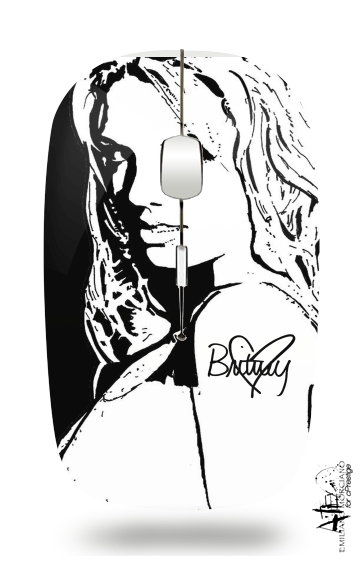  Britney Tribute Signature voor Draadloze optische muis met USB-ontvanger