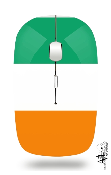  flag of Ivory Coast voor Draadloze optische muis met USB-ontvanger