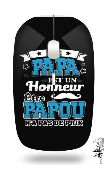  Etre papa est un honneur Etre papou na pas de prix voor Draadloze optische muis met USB-ontvanger