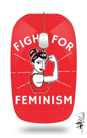  Fight for feminism voor Draadloze optische muis met USB-ontvanger