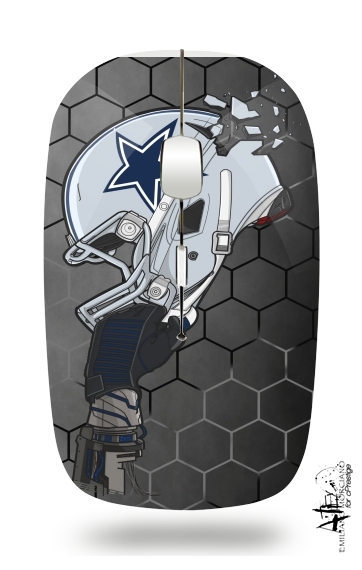  Football Helmets Dallas voor Draadloze optische muis met USB-ontvanger