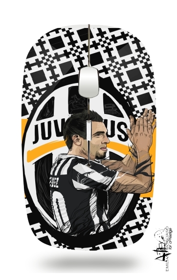  Football Stars: Carlos Tevez - Juventus voor Draadloze optische muis met USB-ontvanger