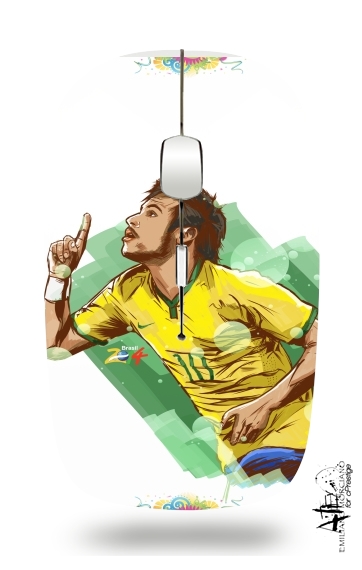  Football Stars: Neymar Jr - Brasil voor Draadloze optische muis met USB-ontvanger