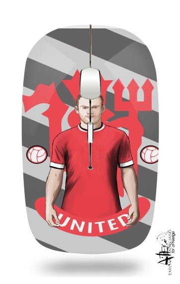  Football Stars: Red Devil Rooney ManU voor Draadloze optische muis met USB-ontvanger