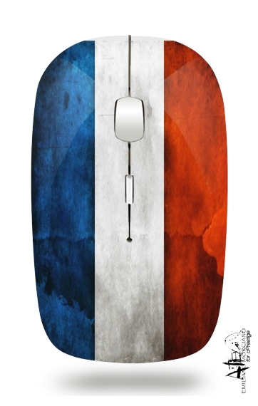  Flag France Vintage voor Draadloze optische muis met USB-ontvanger