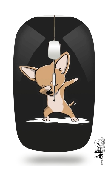  Funny Dabbing Chihuahua voor Draadloze optische muis met USB-ontvanger