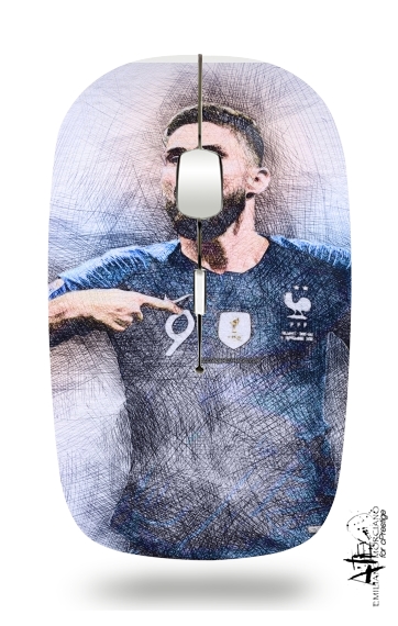  Giroud The French Striker voor Draadloze optische muis met USB-ontvanger