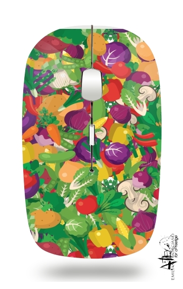  Healthy Food: Fruits and Vegetables V3 voor Draadloze optische muis met USB-ontvanger