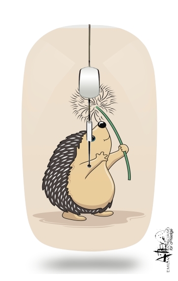  Hedgehog play dandelion voor Draadloze optische muis met USB-ontvanger