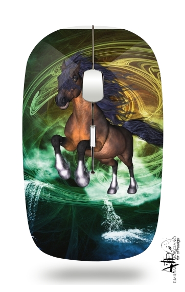  Horse with blue mane voor Draadloze optische muis met USB-ontvanger