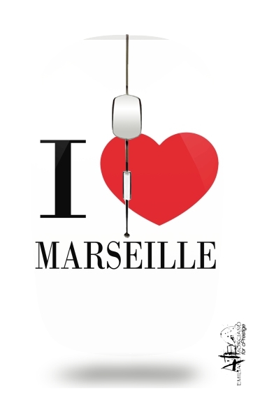  I love Marseille voor Draadloze optische muis met USB-ontvanger