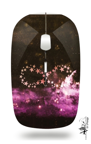  Infinity Stars purple voor Draadloze optische muis met USB-ontvanger