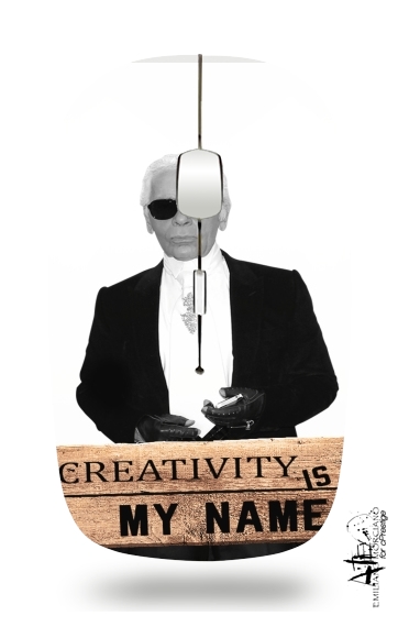  Karl Lagerfeld Creativity is my name voor Draadloze optische muis met USB-ontvanger